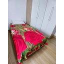 Ver imagem 5 de Cobertor Soft Estampa Floral Cor Dominante:vermelho