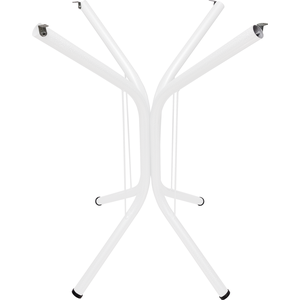 Pé Base Isa Branca 75cm Mesa Cozinha Jantar Madeira