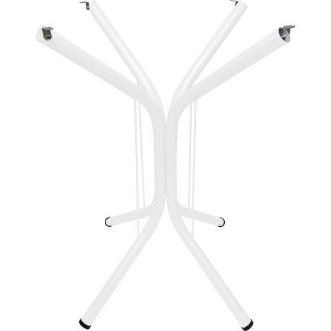 Pé Base Isa Branca 75cm Mesa Cozinha Jantar Madeira