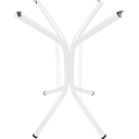 Ver imagem 1 de Pé Base Isa Branca 75cm Mesa Cozinha Jantar Madeira