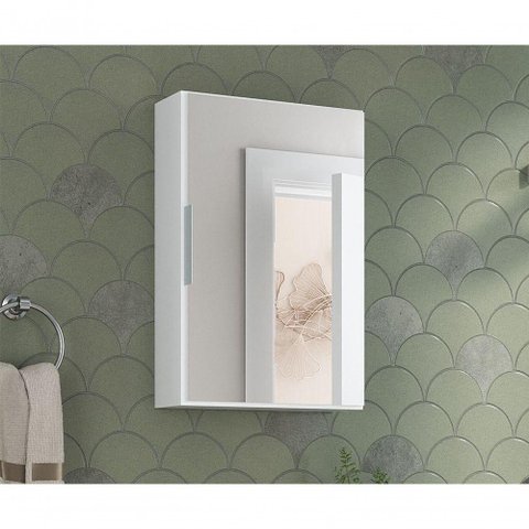 Espelheira Modular 60cm X 40cm Branco Inteiro