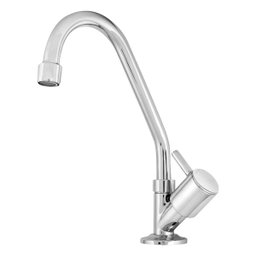 Torneira Mesa para Cozinha Kelly 163 Bica Móvel Metal Cromada - 1