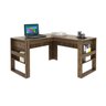 Mesa para Escritório 136cm em L com Detalhe Ripado ME4145 - 7