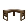 Mesa para Escritório 136cm em L com Detalhe Ripado ME4145 - 5