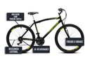 Ver imagem 5 de Bicicleta Cazelle Cb 500, Aro 26 Comum Natural, 36 Raias, 18 Marchas, Freios V-brake e Suporte de Gu