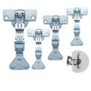 Ver imagem 5 de Dobradiça Hettich Selekta 4 270° Cobrim. 11Mm Niquelada (Kit Com 4 Un.)