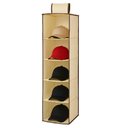 Ver imagem 2 de Sapateira Porta Vertical Organizador Sapatos Guarda Roupa Closet Armario 5 Divisorias Flexivel