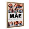Quadro com Foto Mãe Amor para Vida Toda em Moldura Caixa Tacolado Papel de Parede Mold - 3