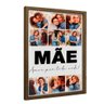 Quadro com Foto Mãe Amor para Vida Toda em Moldura Caixa Tacolado Papel de Parede Mold - 4