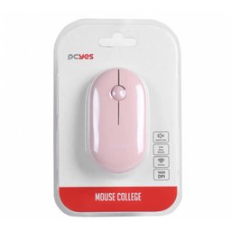 Mouse College PINK sem Fio Multi Device Silent CLICK 1600 DPI PMCWMDSCP - Rose - 5