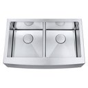 Ver imagem 6 de Kit Cuba Dupla Sa202 + Válvula com Cesto Aço Inox