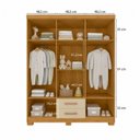Ver imagem 4 de Guarda Roupa Infantil Encanto 6 Portas 2 Gavetas