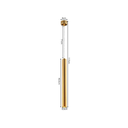Ver imagem 6 de Lustre Luminária Pendente Tubo Tubeto Dourado Brilhante 40cm + Lâmpada de Led Inl69