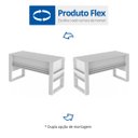 Ver imagem 6 de Escrivaninha Mesa Escritório com Ripado ME4146 127cm Branca
