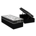 Ver imagem 1 de Cama Box Baú Solteiro: Colchão Molas Bonnel Probel Prolastic ProDormir Sleep + Base CRC Courano