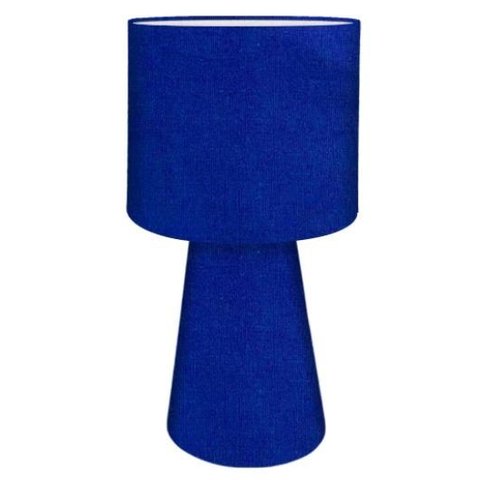 Luminária Luxo Cilíndrica 20x38cm:azul Bic