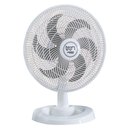 Ver imagem 1 de Ventilador Mesa Lorena Branco Oscilante 127v Pás Prata