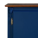 Ver imagem 4 de Adega de Vinho 2 Portas e Pés Luiz Xv 2073 Florença - Laca Azul Bic/imbuia