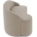 Ver imagem 4 de Sofá 4 Lugares Curvo Sala de Estar Living Lótus D02 Veludo Champagne 230 cm C-68 - Lyam Lyam Decor