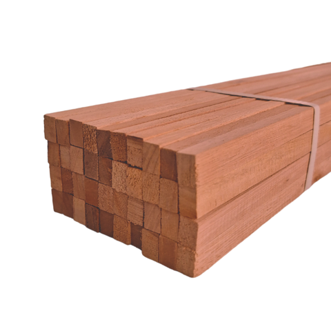 20 Ripas Sarrafos Eucalipto 1x1.5x30cm Aplainado Artesanato