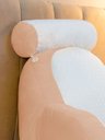 Ver imagem 2 de Almofada de Descanso e Apoio de Lombar Travesseiro Multiuso Ergonômica para Leitura com Rolinho Dest