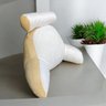 Almofada de Descanso e Apoio de Lombar Travesseiro Multiuso Ergonômica para Leitura com Rolinho Dest - 5