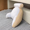 Ver imagem 4 de Almofada de Descanso e Apoio de Lombar Travesseiro Multiuso Ergonômica para Leitura com Rolinho Dest