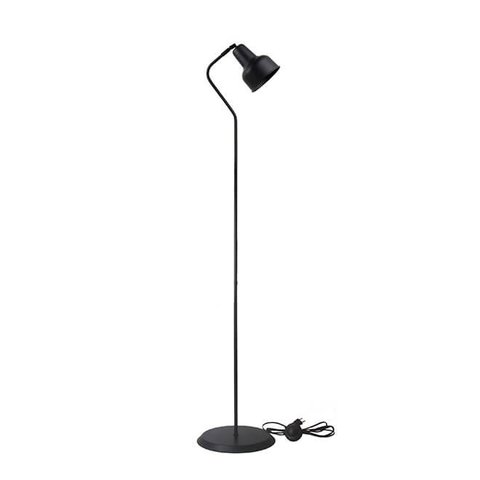 Kit com 2 Luminárias Coluna Abajur Piso Chão Spot City - Preto