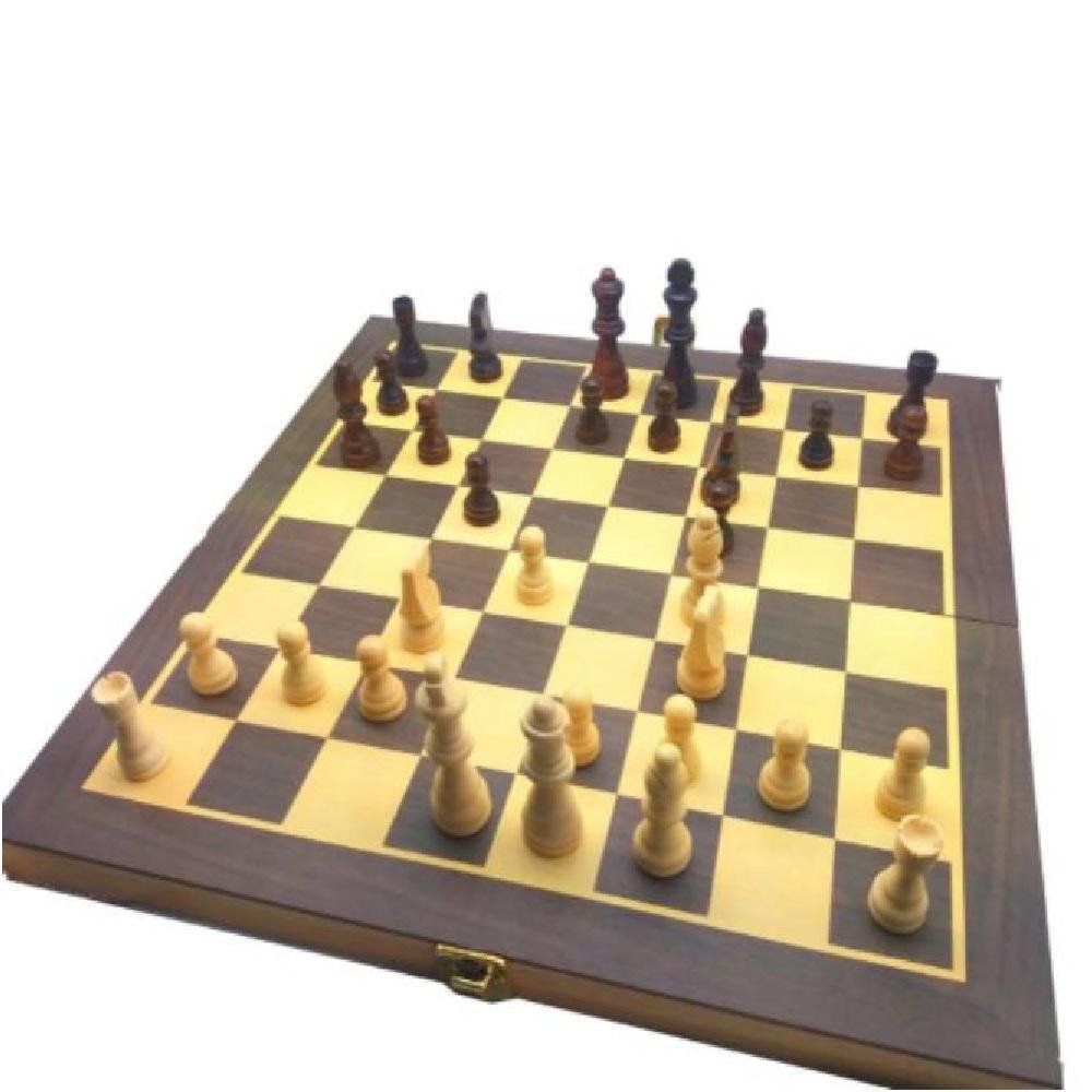 Jogo de tabuleiro magnetico 5 em 1 xadrez dama ludo 2 medio chess