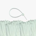Ver imagem 3 de Kit 500 Abraçadeiras Nylon Branca Stein 150 X 2,5 Mm