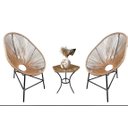 Ver imagem 2 de Cadeira Acapulco em Junco Amendoa