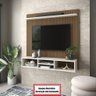 Painel Suspenso Home Tv até 50 Polegadas Ripado 3d Everest:naturale/ripado 3d - 2