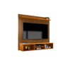 Painel Suspenso Home Tv até 50 Polegadas Ripado 3d Everest:naturale/ripado 3d - 1