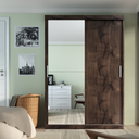 Ver imagem 4 de Guarda Roupa Solteiro Roma 2 Portas Corre 2 Gavetas com Espelho