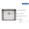 Cuba de Embutir Quadrum Aço Inox Design Collection 50 U - Tramontina 94900/516 - 3