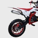 Ver imagem 4 de Mini Moto Cross a Gasolina 49cc 2 Tempos Freio a Disco Azul