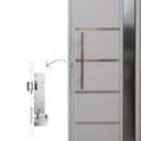 Ver imagem 4 de P. Pivotante Solara Alumínio com Visor 210 X 100 Pux. Tubolar Branco Lado Direito – Hale
