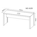Ver imagem 2 de Kit Escritório Completo C Mesa 2 Estantes Balcão e Gaveteiro Cor:branco