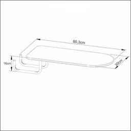 Tábua de Passar Roupa Portátil Multimóveis CR30012 - 3