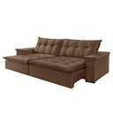 Ver imagem 4 de Sofá Estilo Veludo 02 Módulos de 120m B25cm Meu Sofá Online B016 Veludo Marrom