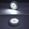 Lâmpada Luminária De Emergência Led Sensor Presença +3pilhas:6500K - 3