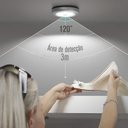 Ver imagem 4 de Lâmpada Luminária de Emergência Led Sensor Presença +3pilhas:6500k