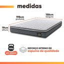 Ver imagem 4 de Cama Box Casal Queen Colchão Espuma D33 Pillow Top Millenium Hellen
