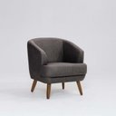 Ver imagem 5 de Poltrona para Sala de Estar Pés em Madeira Maciça Tamara