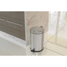 Lixeira Inox com Pedal Tramontina Brasil com Balde Interno Removível 20l 94538120 - 2