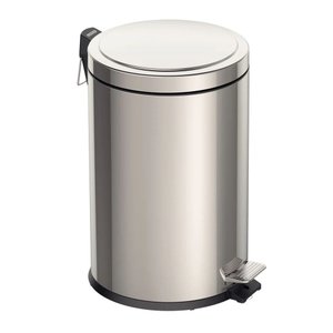 Lixeira Inox com Pedal Tramontina Brasil com Balde Interno Removível 20l 94538120