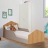 Cama Montessoriana Infantil com Colchão Cinza Nature Shop Jm - 2