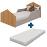 Cama Montessoriana Infantil com Colchão Cinza Nature Shop Jm - 1
