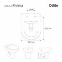 Ver imagem 3 de Tampa de Vaso Decorada 4 Borboletas Riviera para Celite