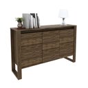 Ver imagem 3 de Balcão para Escritório 136cm com 3 Portas e 1 Prateleira ME4147